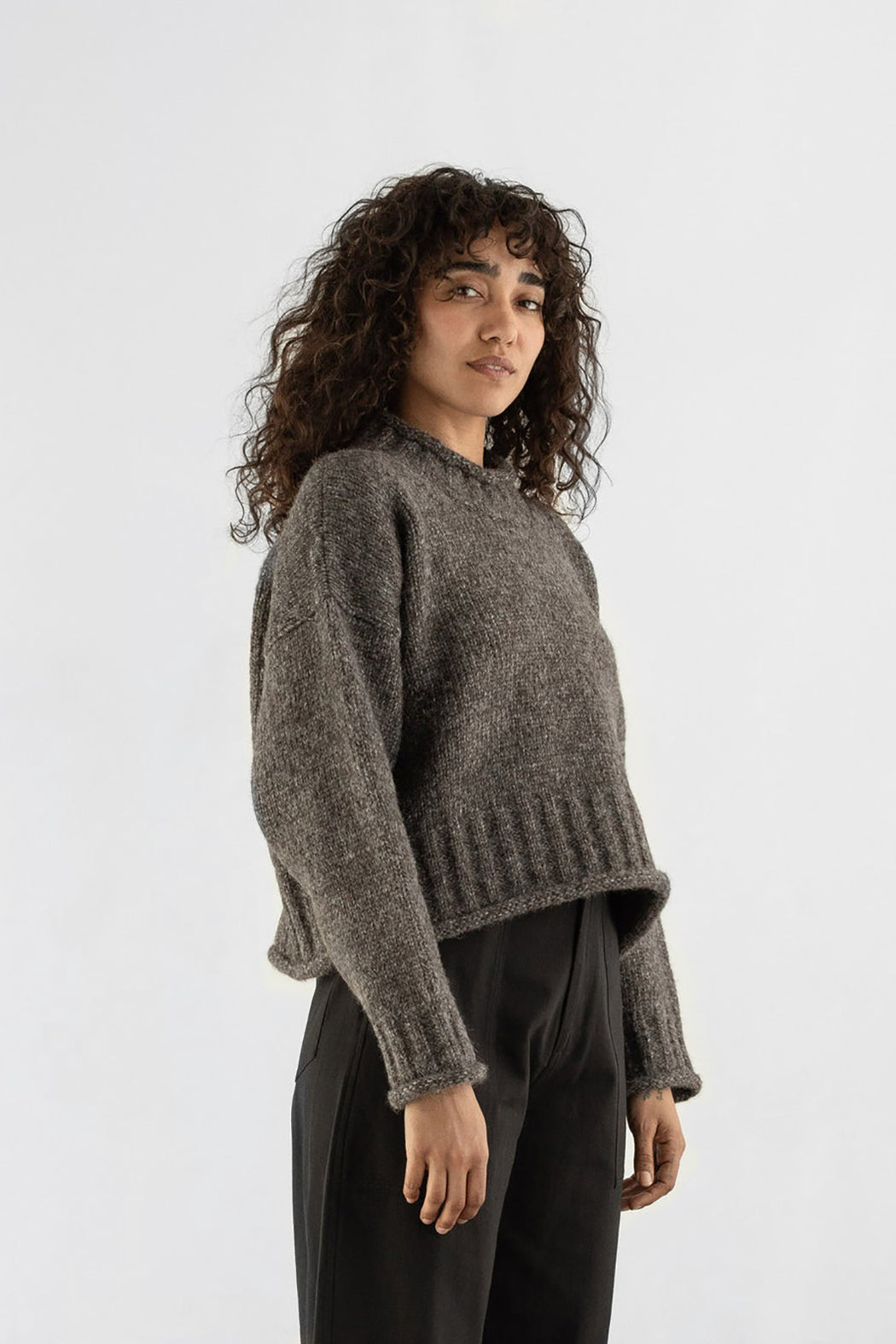 Roll Turtleneck | Charcoal