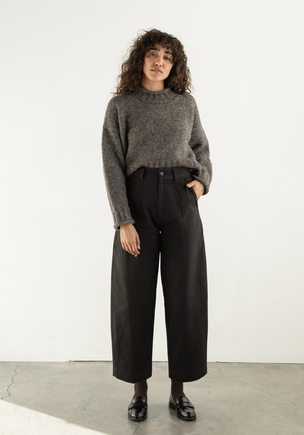 Roll Turtleneck | Charcoal