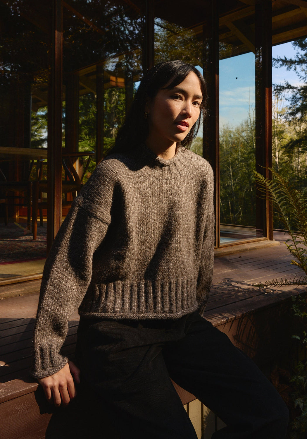 Roll Turtleneck | Charcoal