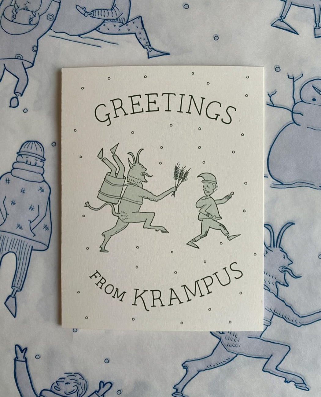 Krampus Greeting Cards