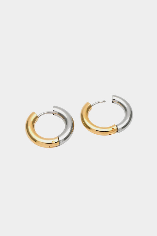 The Bold Two-Tone Hoops