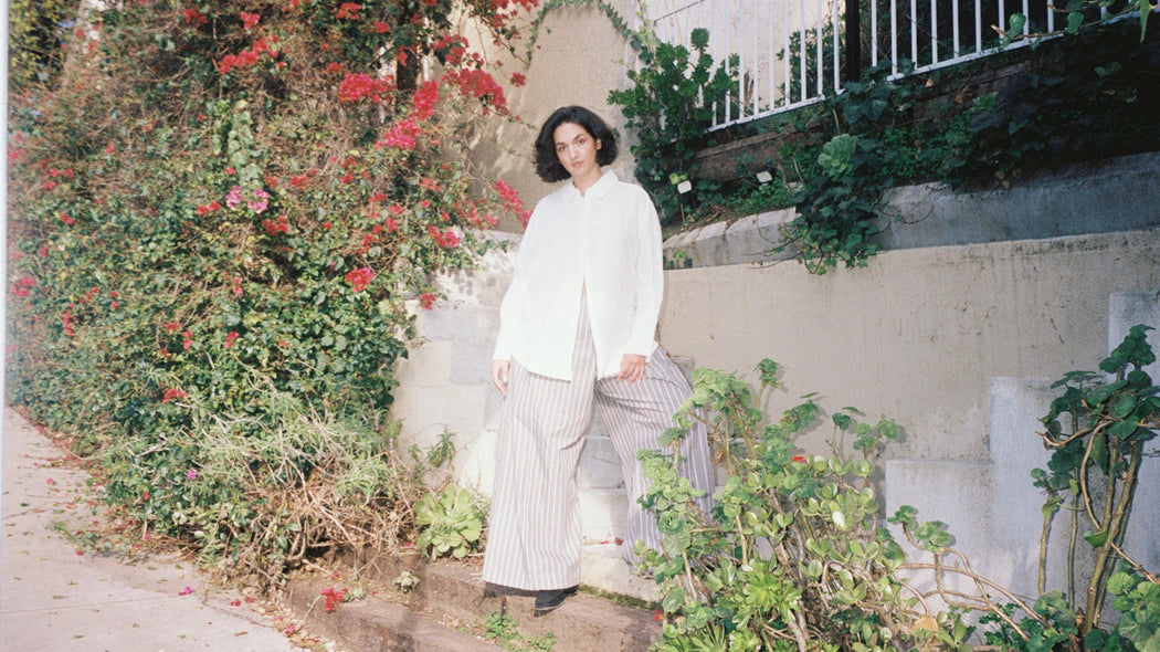 SIGNATURE LINEN SHIRT | WHITE