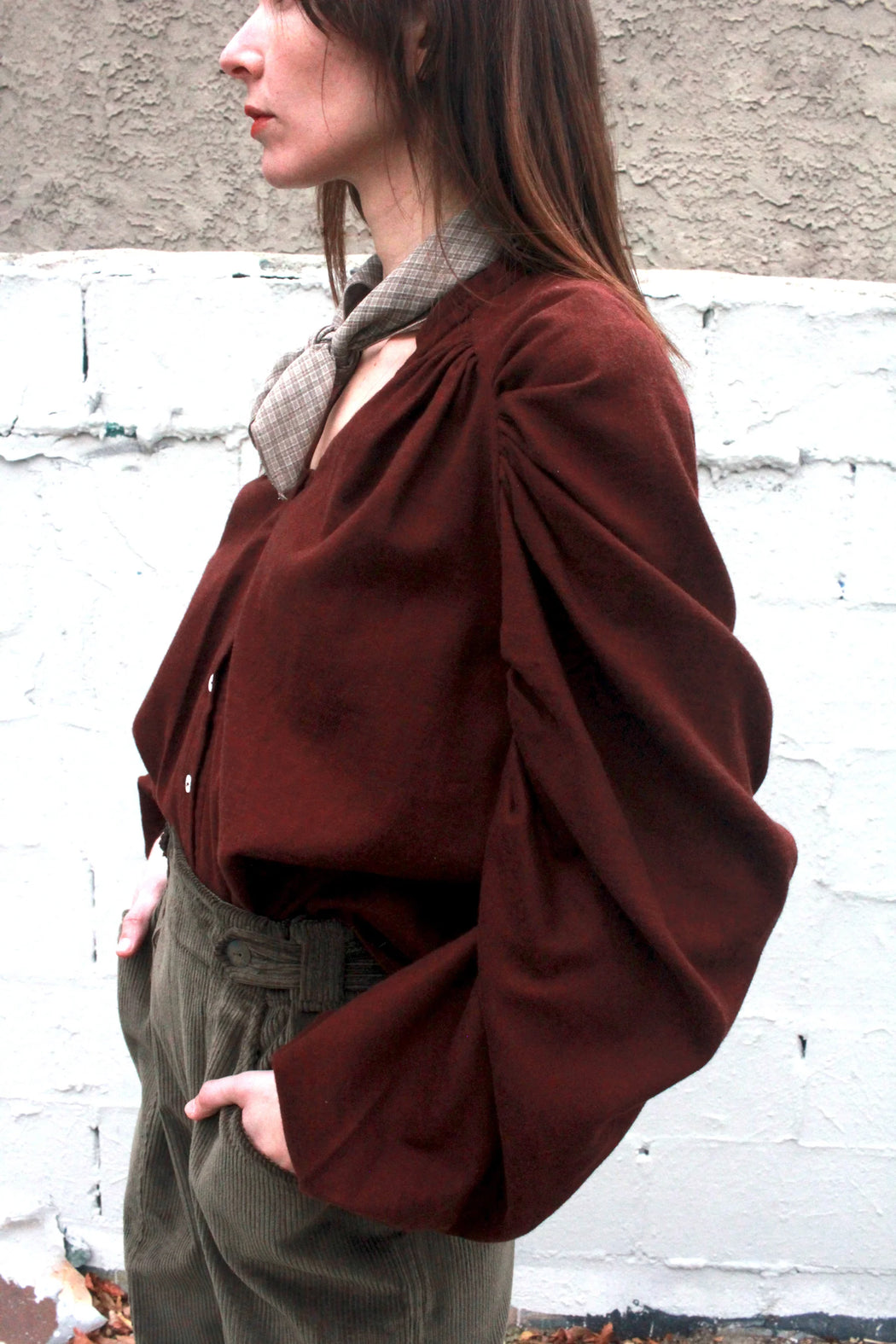 Shell Sleeve Button Up Shirt | Softest Flannel