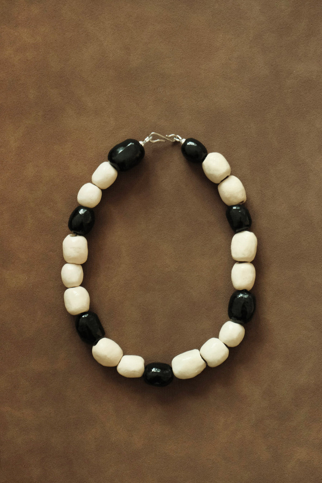 KALAMATA PORCELAIN BEADED COLLAR NECKLACE | CREMINO