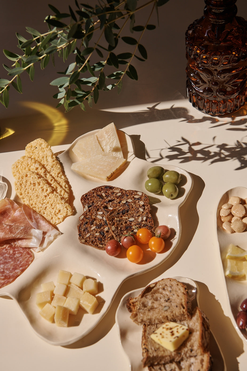 Large Girl Dinner Ceramic Cheese & Charcuterie Platter