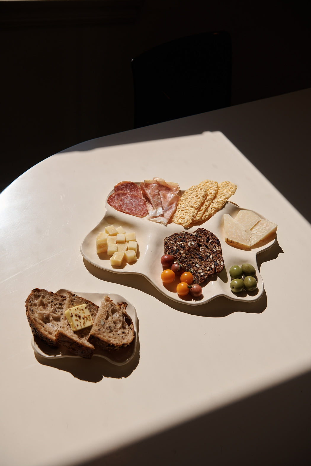 Large Girl Dinner Ceramic Cheese & Charcuterie Platter