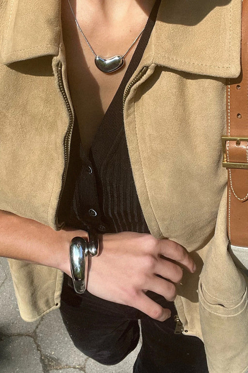 The Overlap Cuff Bracelet | Silver