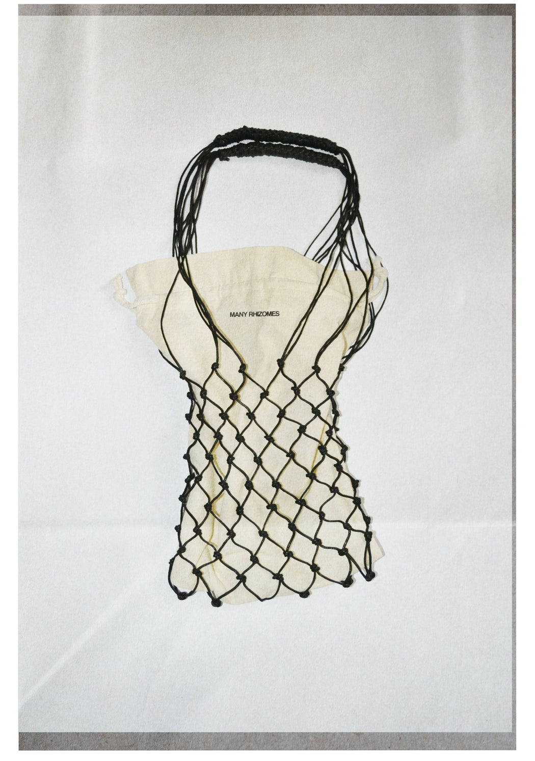 Waxed Market Net | Black