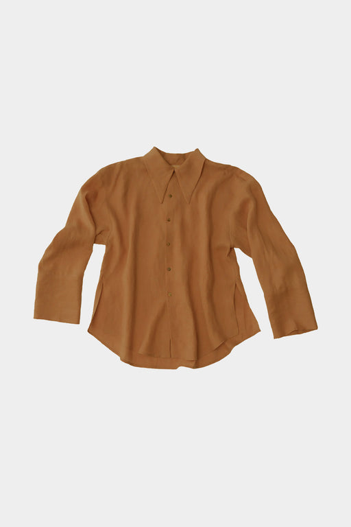 Limo | Pointed Collar Shirt | Camel | Hazel & Rose | Minneapolis
