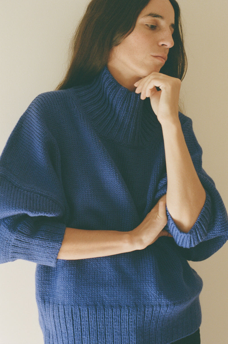 RHYS SWEATER | Cobalt