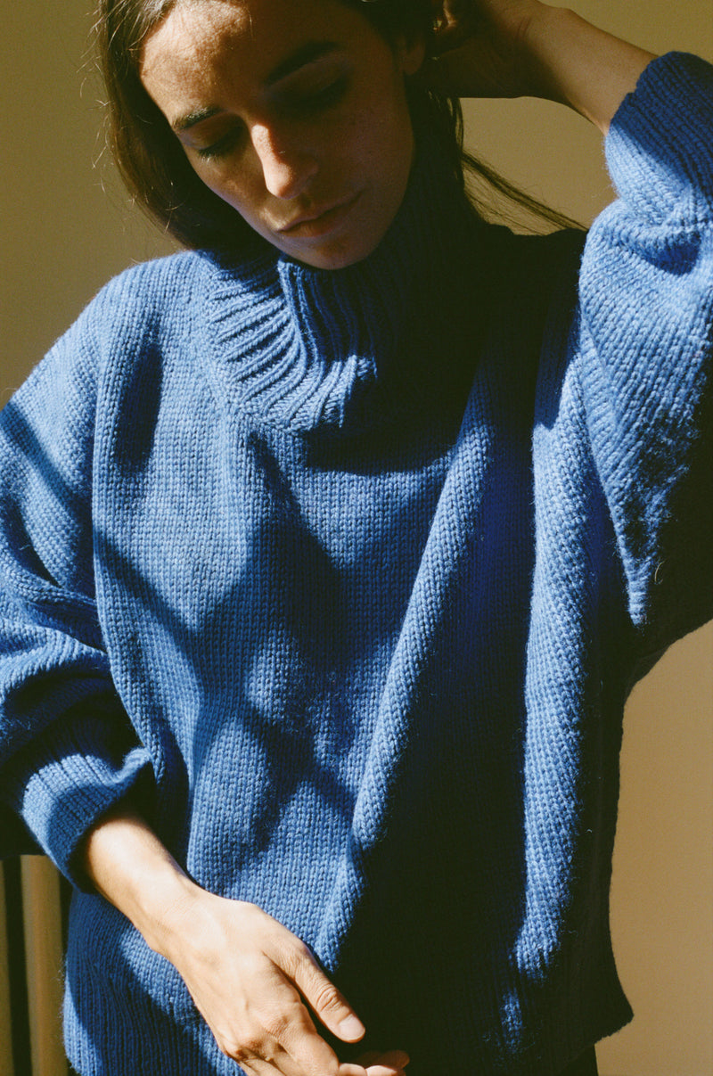 RHYS SWEATER | Cobalt