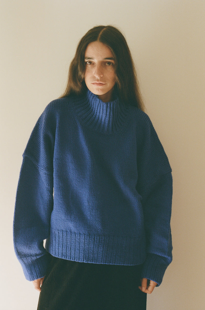 RHYS SWEATER | Cobalt