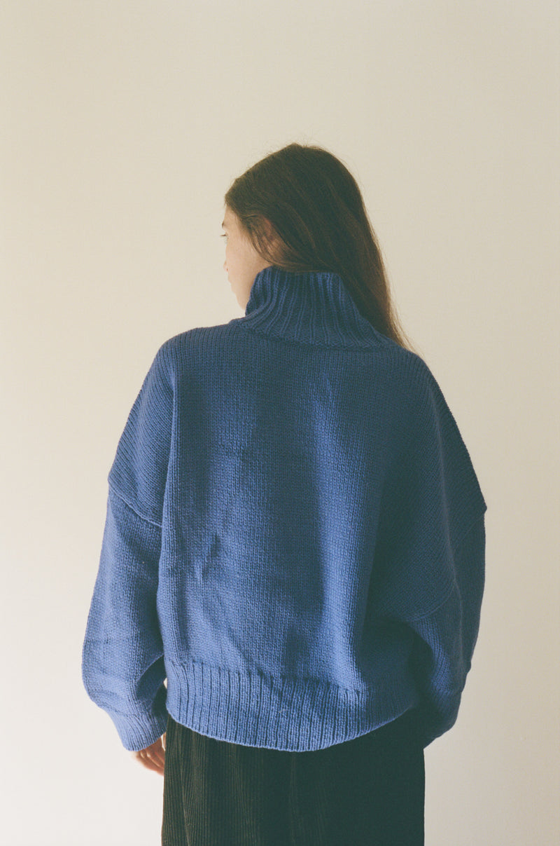 RHYS SWEATER | Cobalt