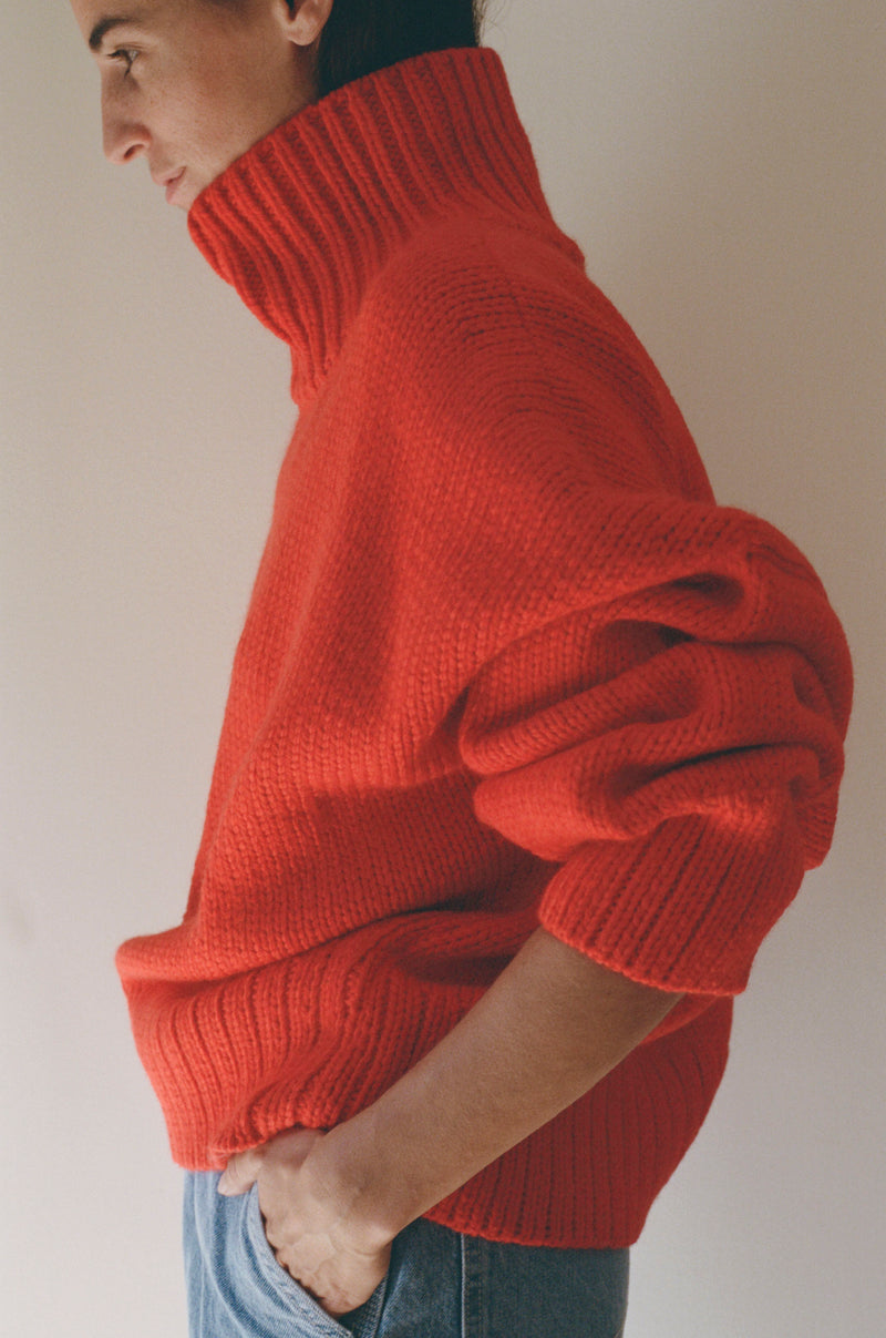 RHYS SWEATER | Rouge