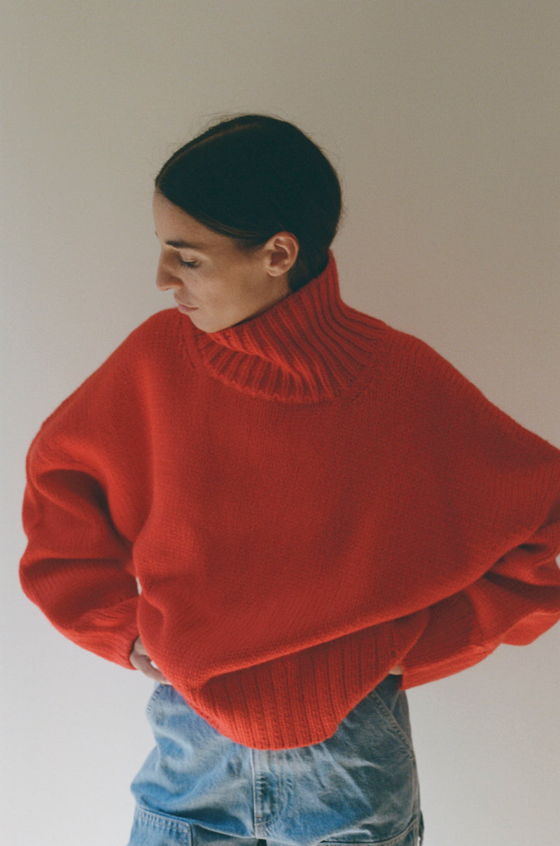 RHYS SWEATER | Rouge