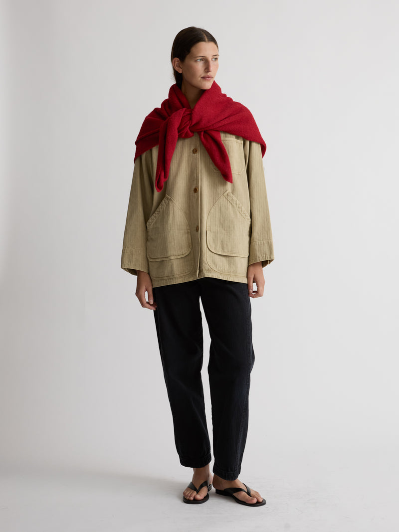 KNIT FOULARD | APPLE RED