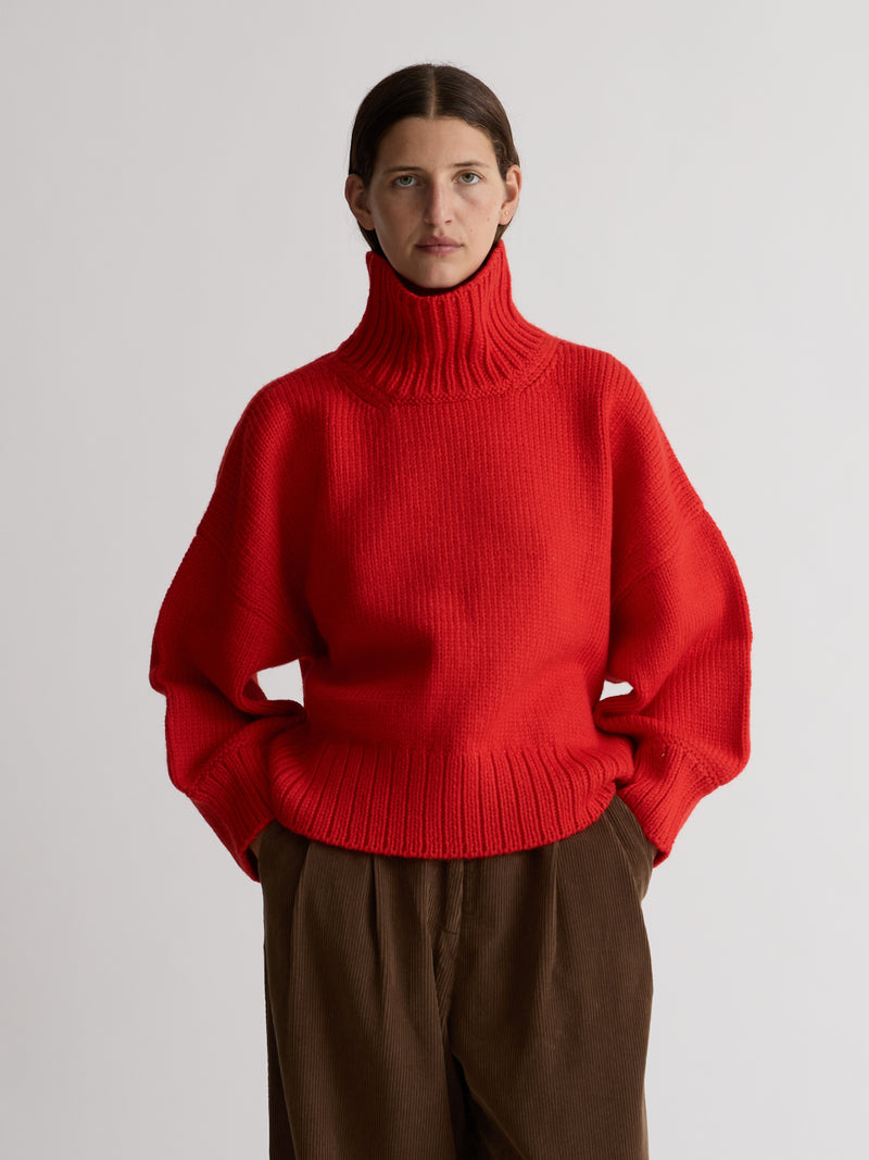 RHYS SWEATER | Rouge