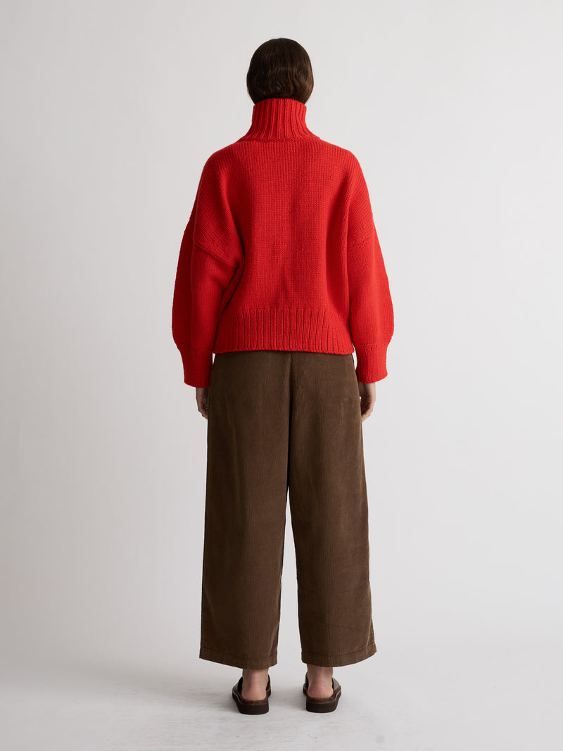 RHYS SWEATER | Rouge