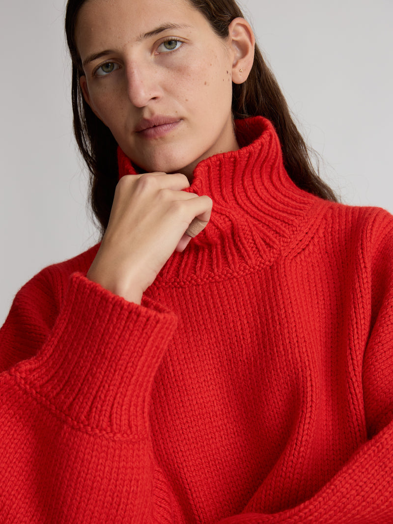 RHYS SWEATER | Rouge