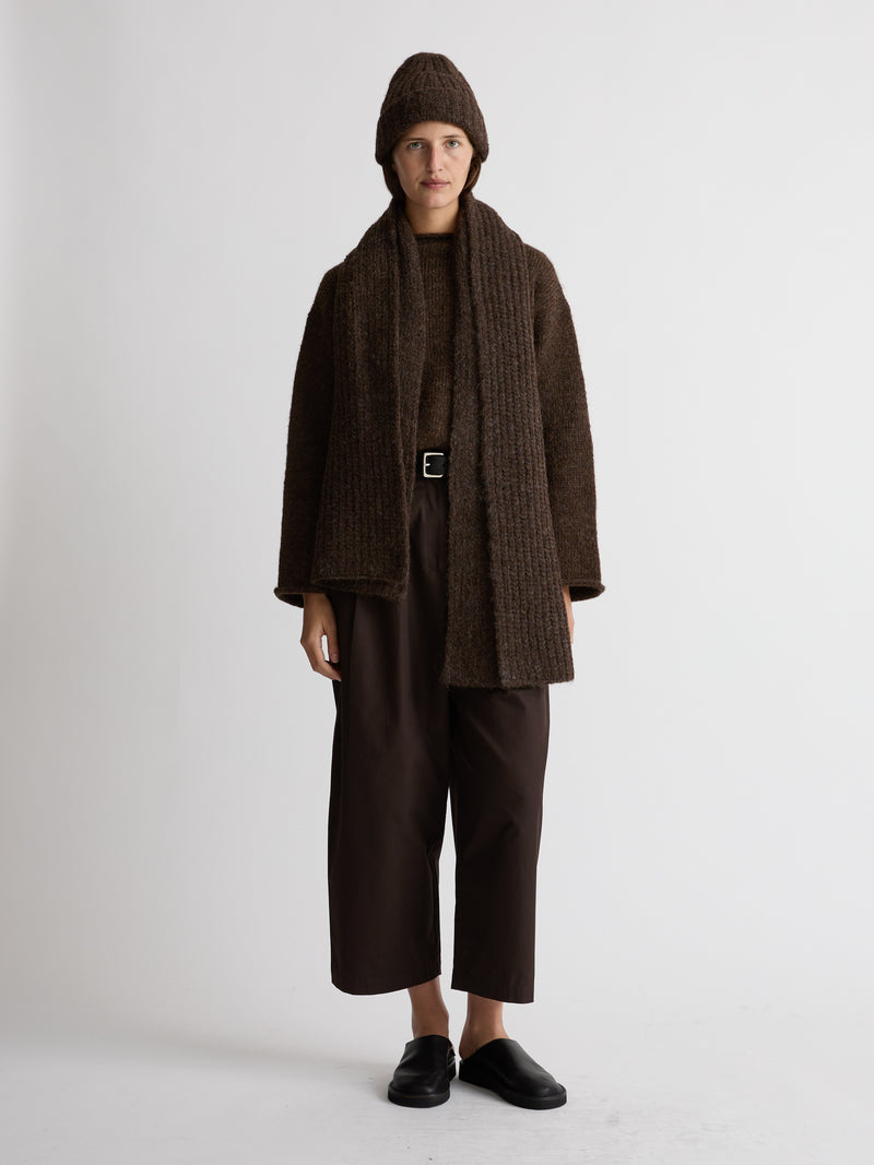 CHUNKY SCARF | Mud