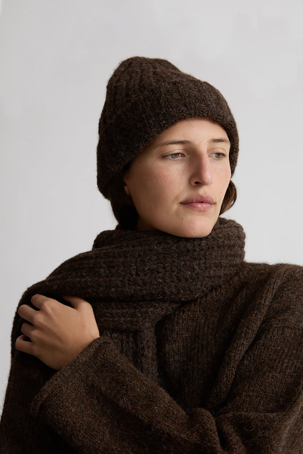 CHUNKY SCARF | Mud