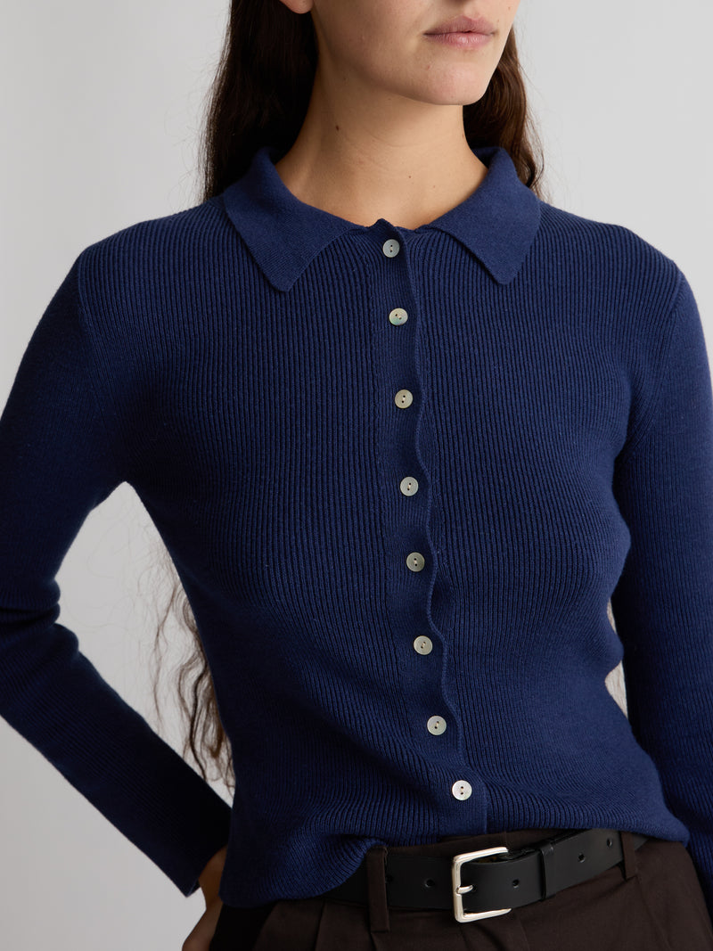 SELMA CARDIGAN | NAVY
