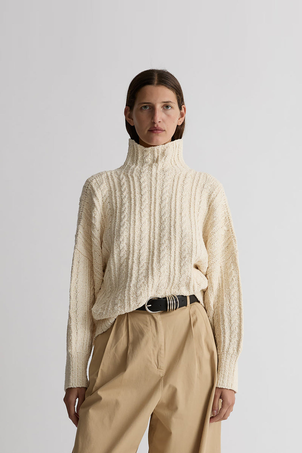 Shaina Mote | SKYE TURTLENECK | NATURAL | Hazel & Rose | Minneapolis