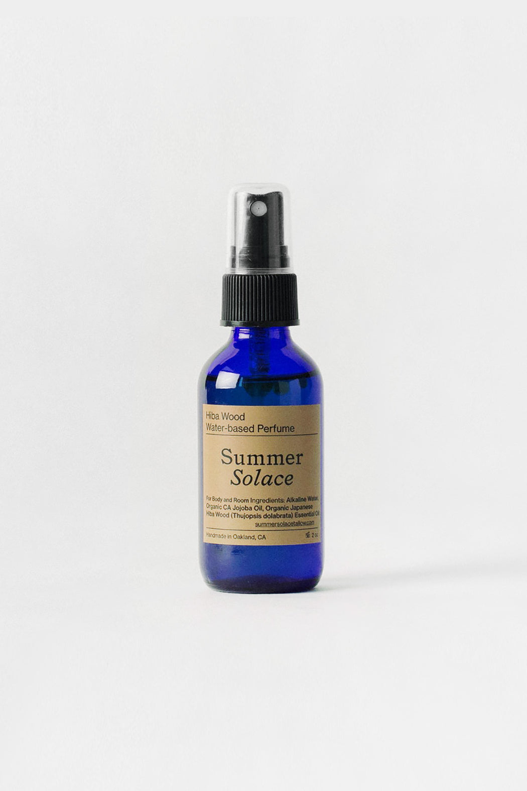 Summer Solace | Water-Based Perfume Mist | Hiba Wood (with Gold Ormus) | Hazel & Rose | Minneapolis