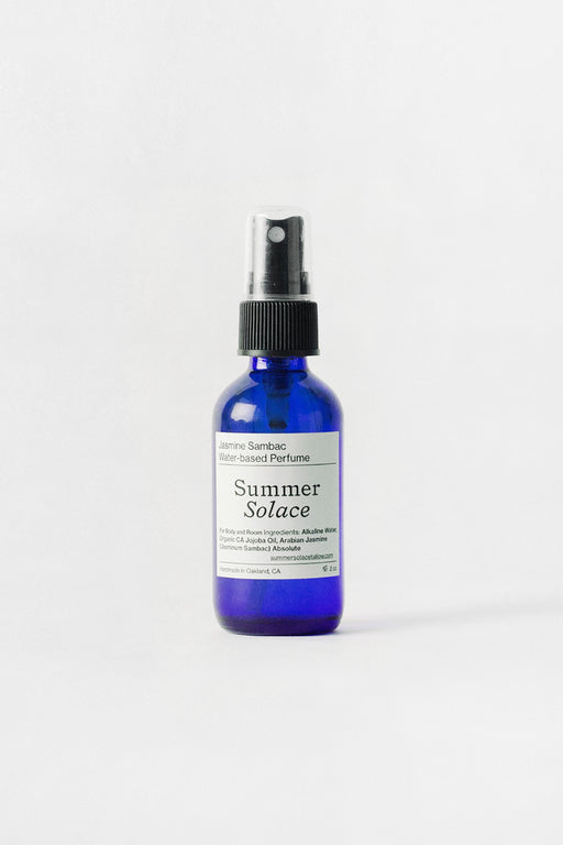 Summer Solace | Water-Based Perfume Mist | Jasmine Sambac (with Rose Ormus) | Hazel & Rose | Minneapolis