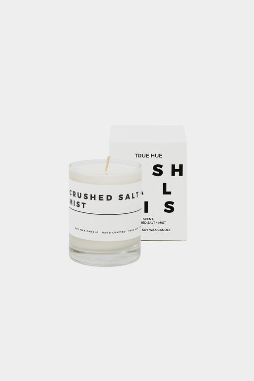 True Hue | Crushed Salt + Mist Mini Candle | hazel & Rose |  Minneapolis
