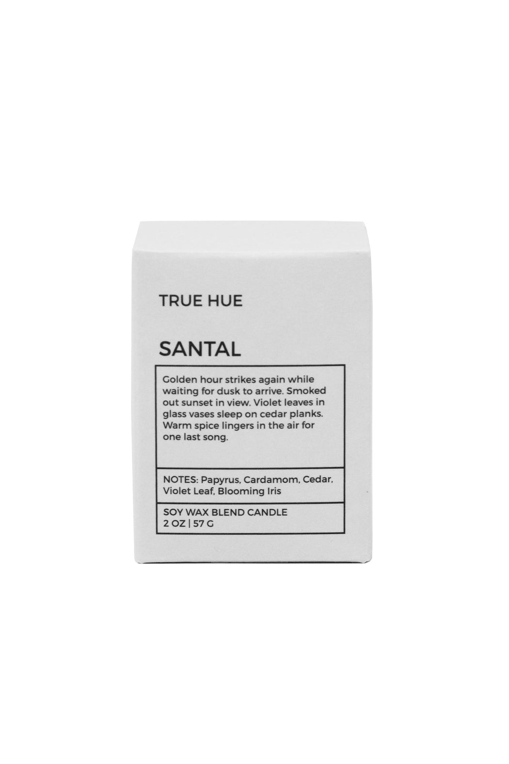 True Hue | Santal Mini Candle | Hazel & Rose | Minneapolis