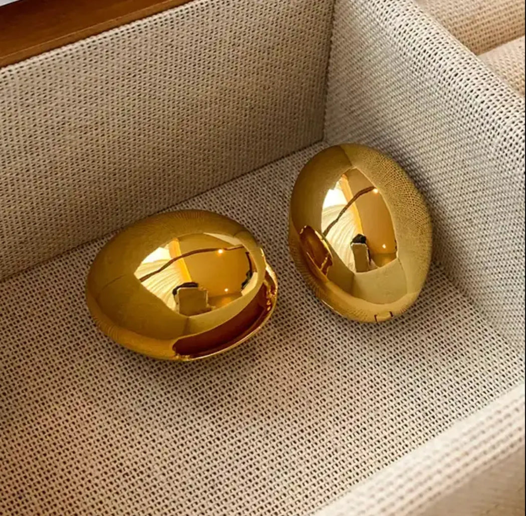 The Orb Earrings | Gold