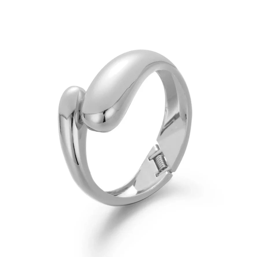 The Overlap Cuff Bracelet | Silver