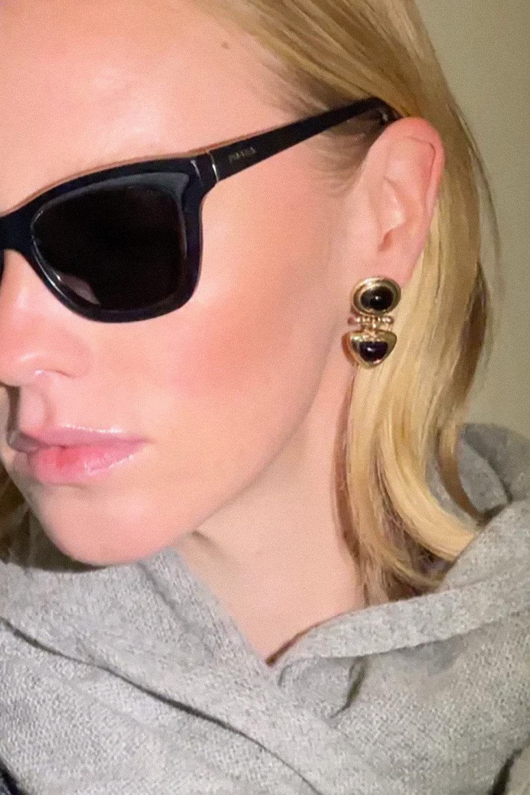 The Townhouse Earrings | Black