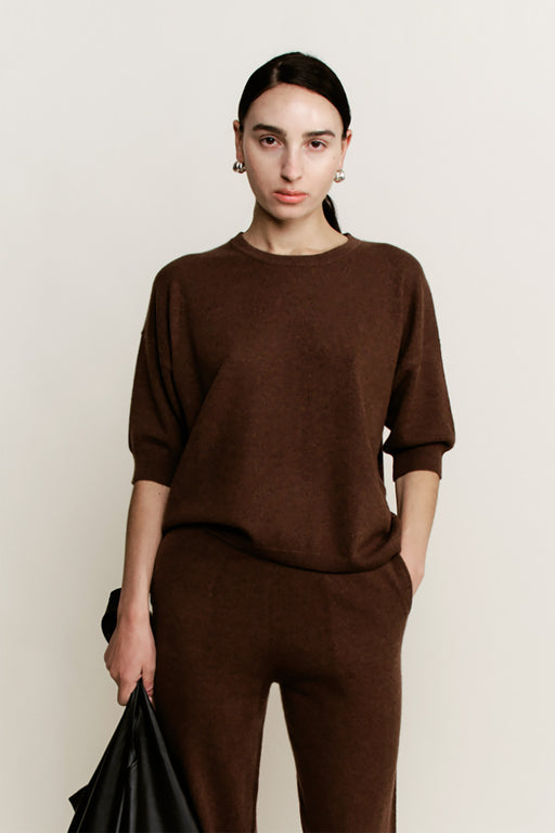 Cashmere Boyfriend Tee | Cinnamon
