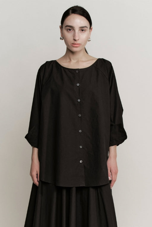 Bateau Button Up | Black