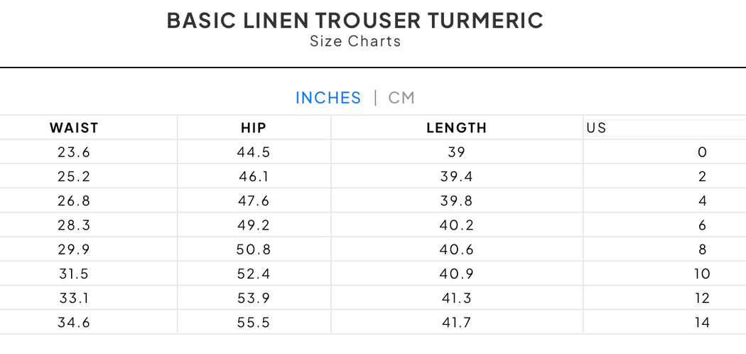 BASIC LINEN TROUSER | DARK FOREST