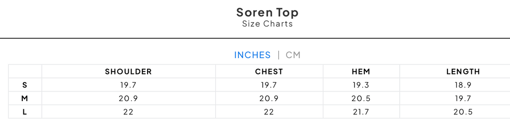 SOREN TOP