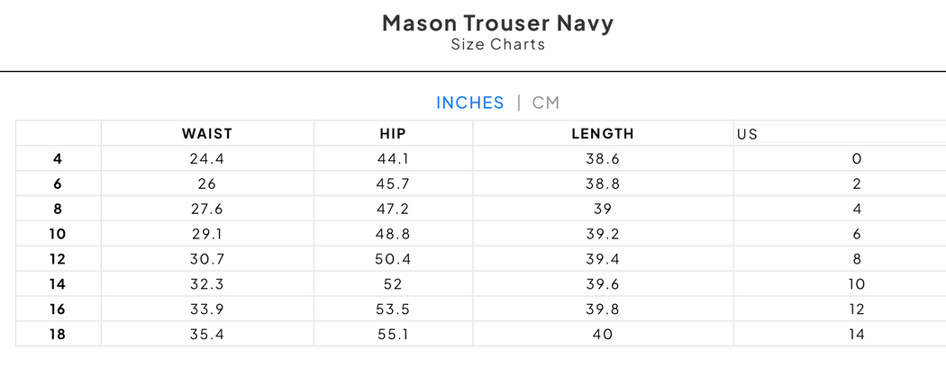 MASON TROUSER | BLACK