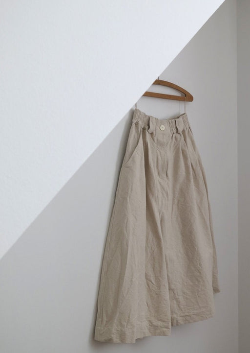 Canvas Maxi Skirt