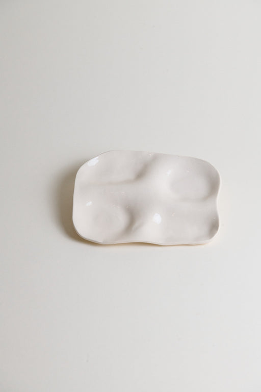 Ceramic Snack Plate | Natural