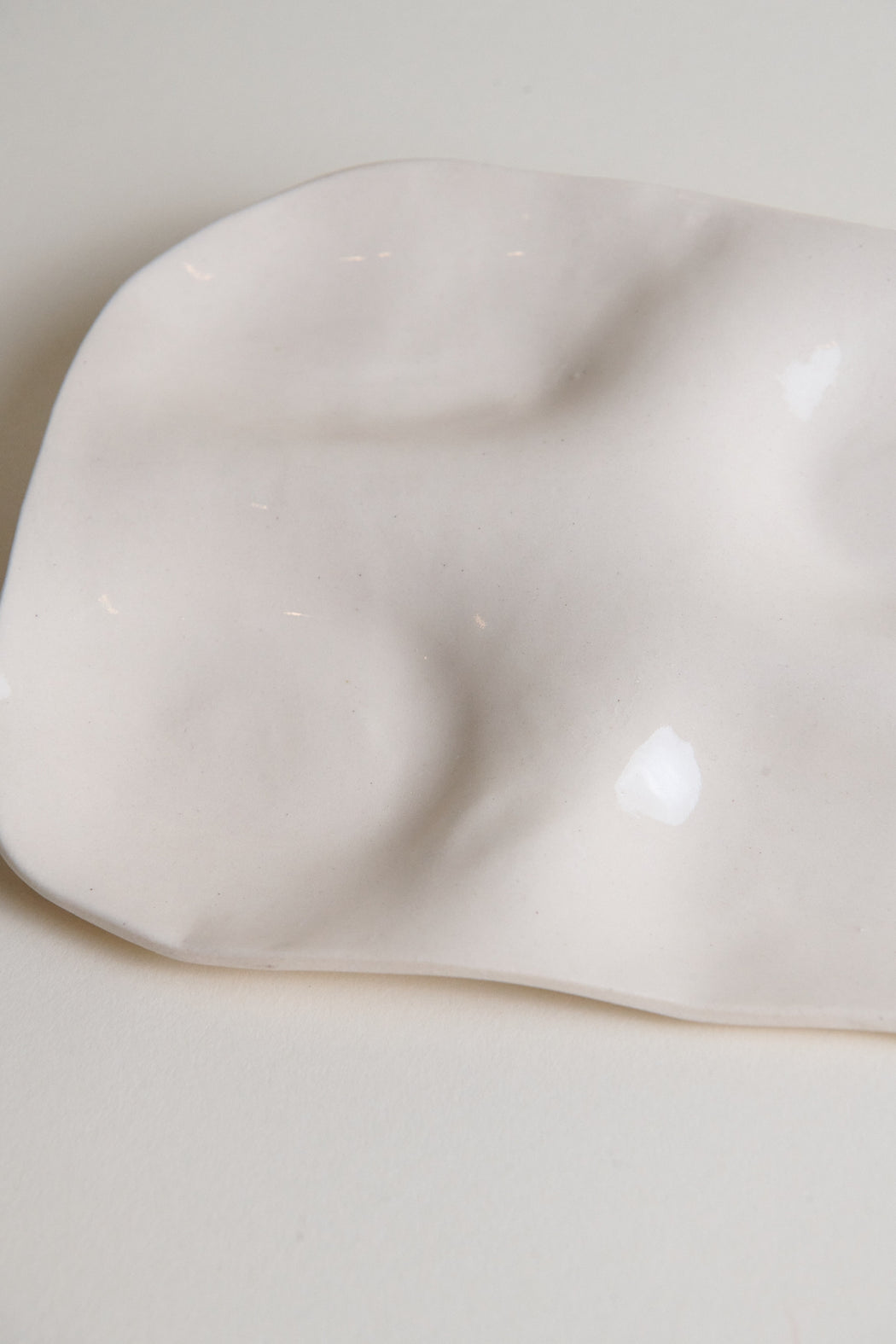 Ceramic Snack Plate | Natural