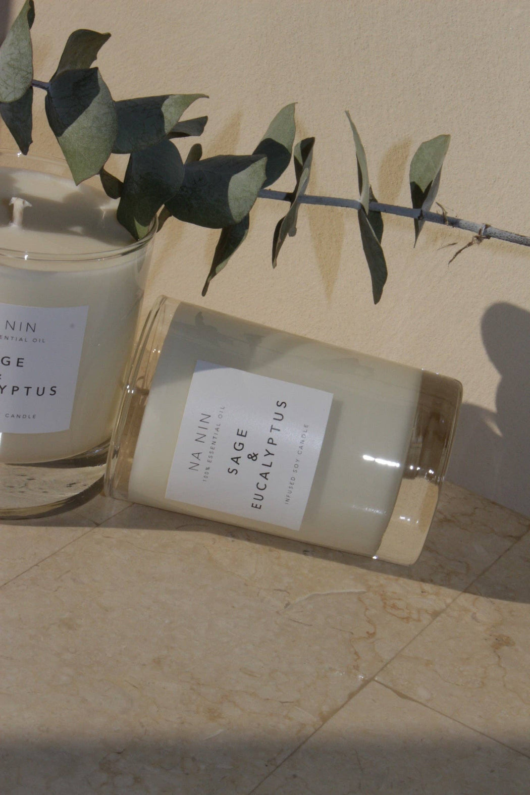 Sage & Eucalyptus Essential Oil 5oz Soy Candle