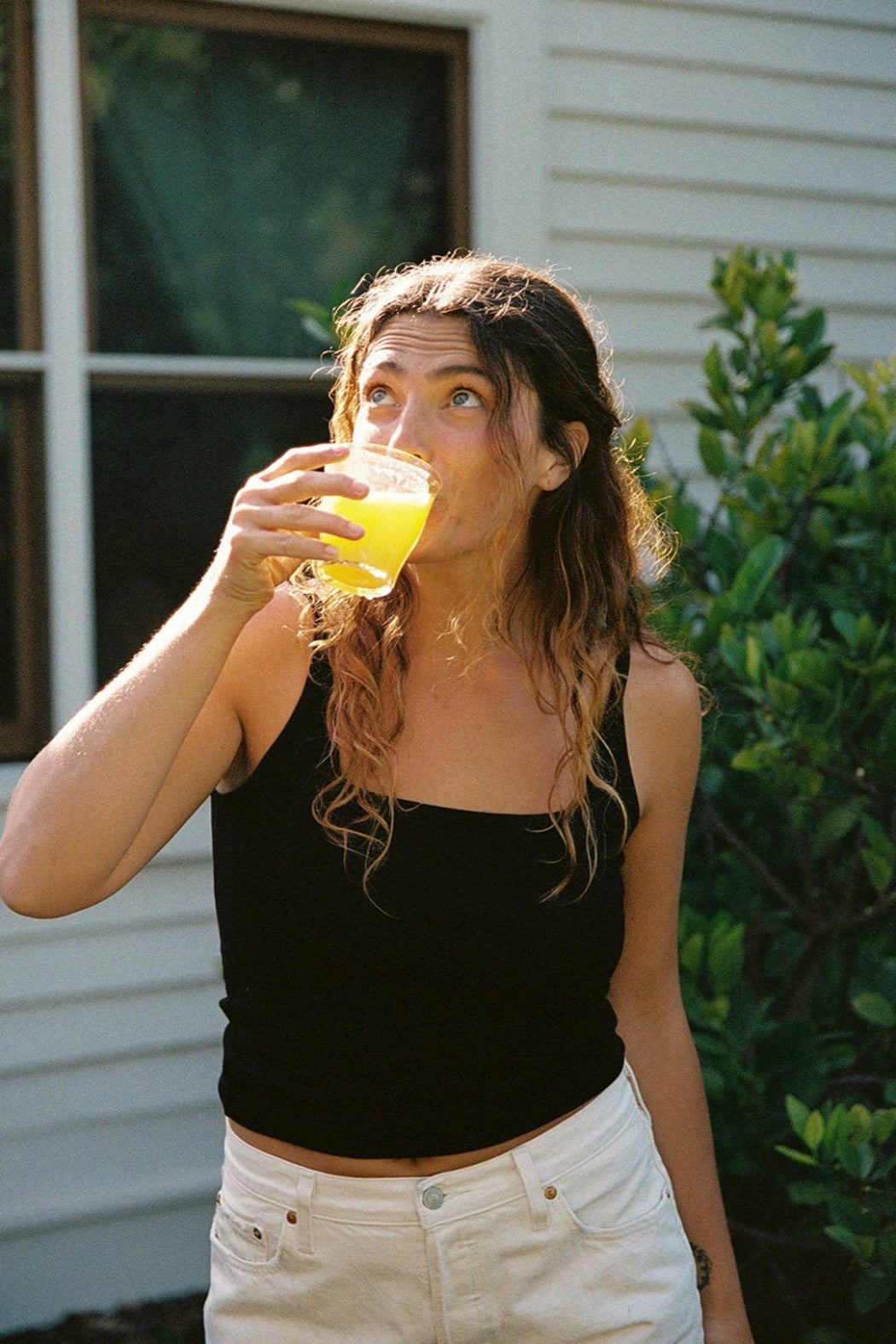 Organic Square Cami | Black