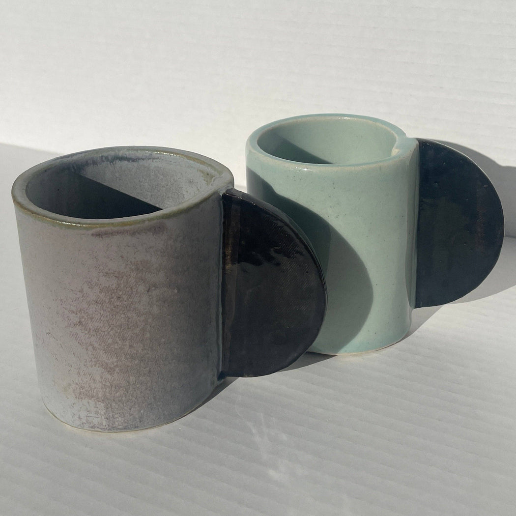 Moon Taza Stoneware Mug | Gray