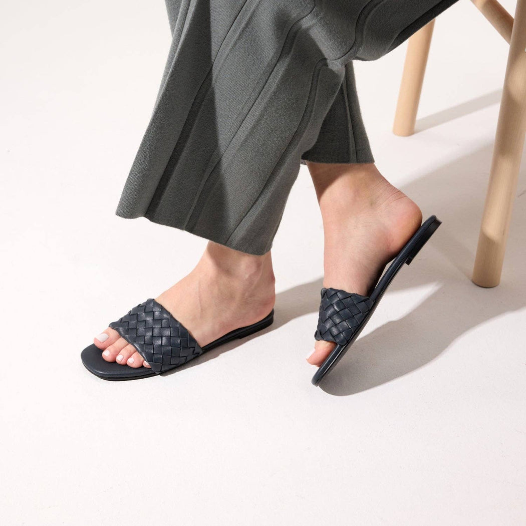 Nathalie Navy Sandal | Navy
