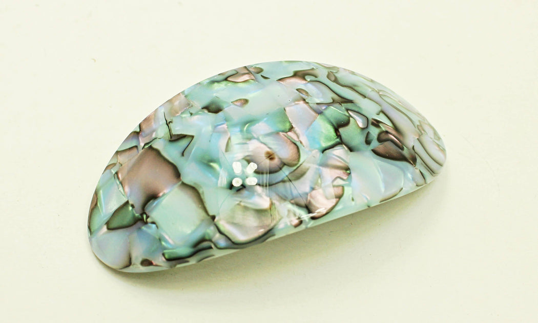Bevel Oval French Barrettes: Tokyo