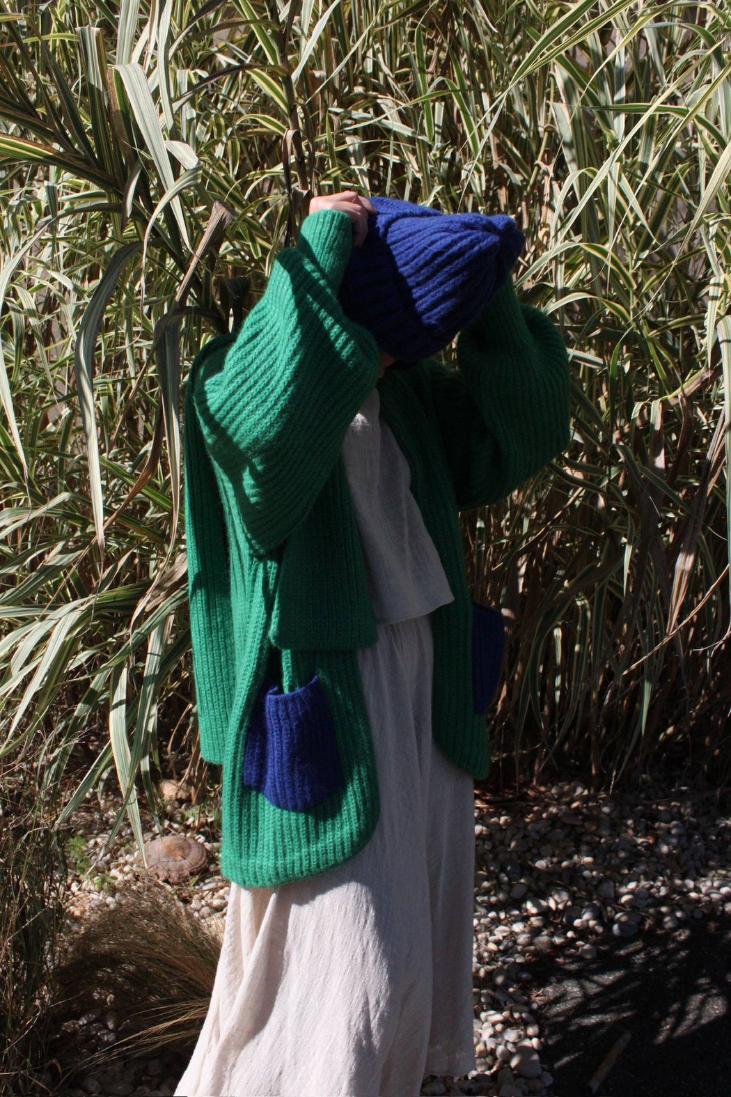 Frankie Knitted Alpaca Hat | Emerald