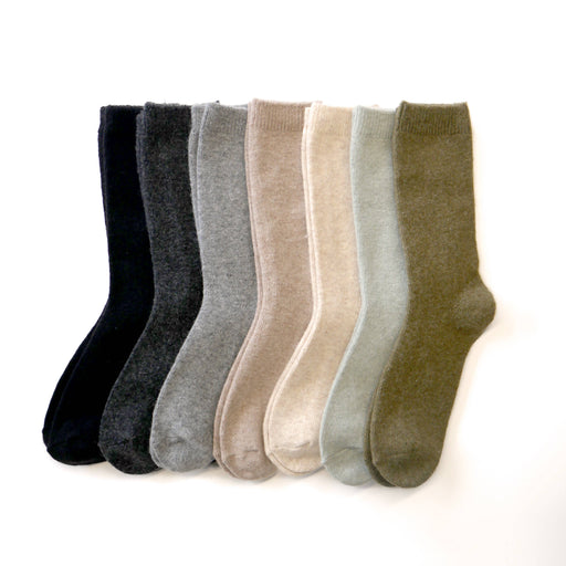 Cloudwalk Cashmere Wool Socks | Heather Oatmeal