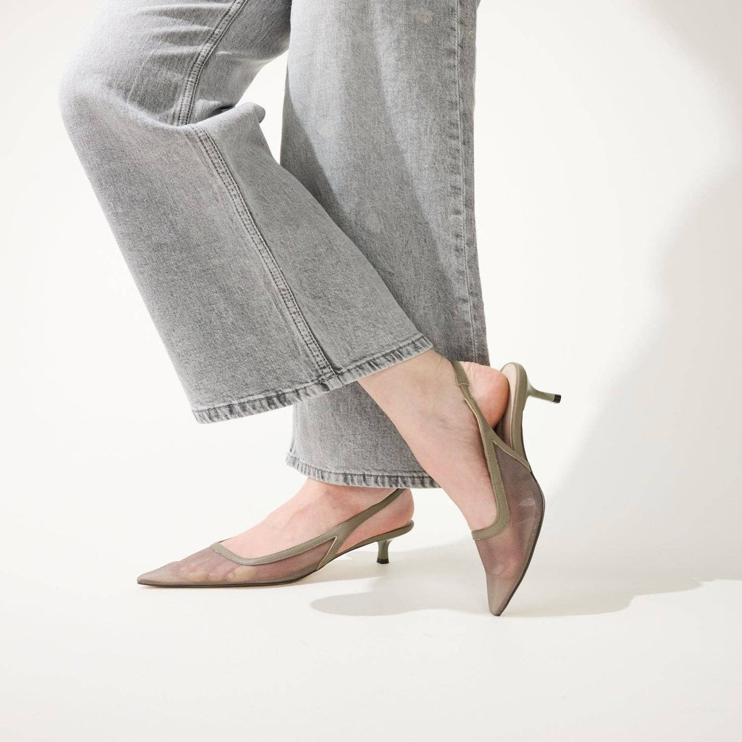 DELILAH IN TAUPE MESH | TAUPE